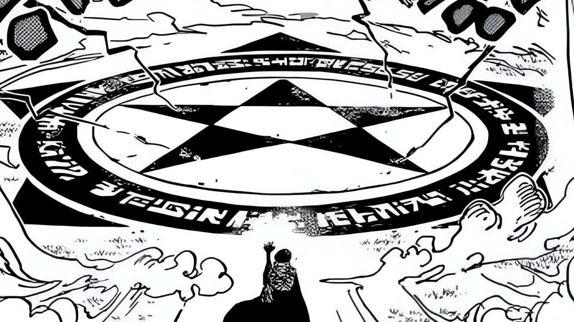 Mark of the Abyss as seen in the manga (Image via Shueisha)